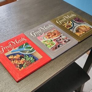 Great Meals In Miniutes Vintage Recipe Book Set Of 3 American Chinese French